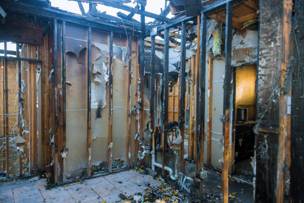 Professional Soot Cleanup technician working in Shallotte, NC